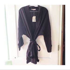 NWT Johnny Was Calme Pom Tie Kimono